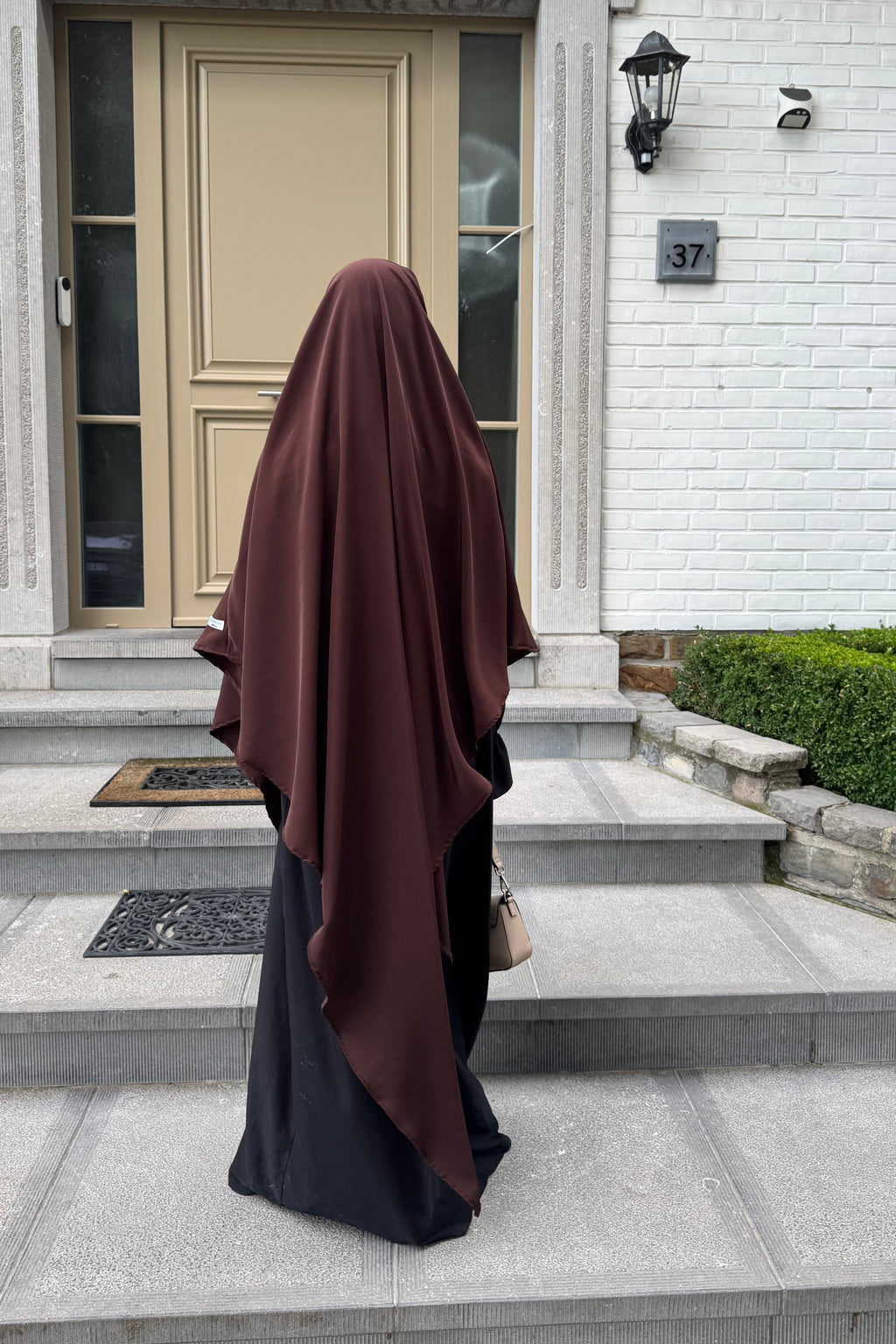 KHIMAR LONG MARRON FONCÉ