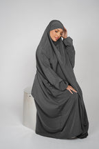 JILBEB UNE PIÈCE GRIS FONCÉ